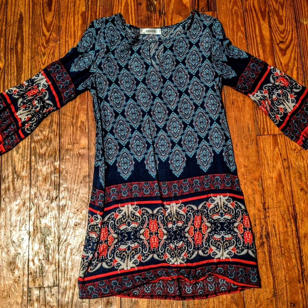 Boho dress small
